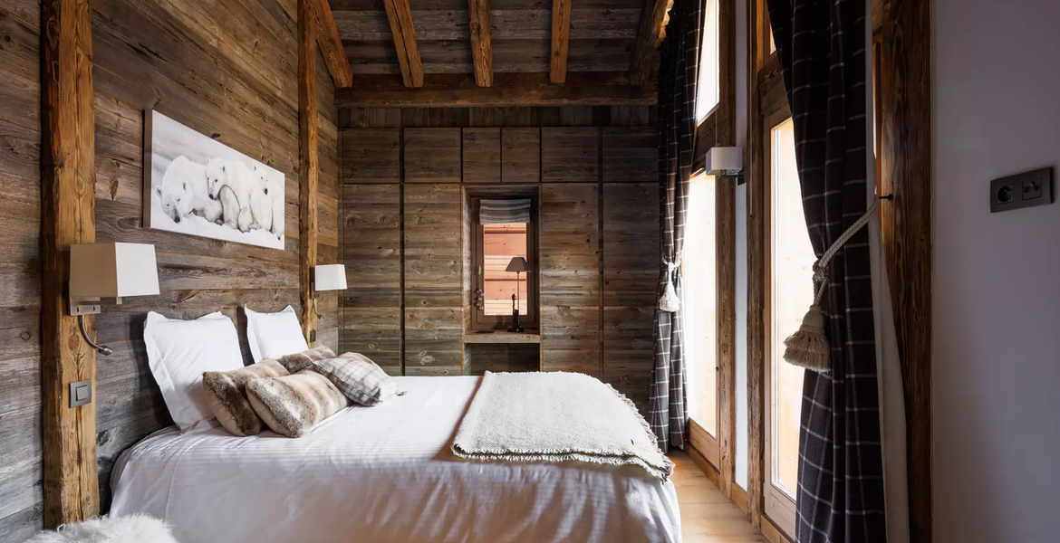 Le chalet classique en bois Méribel Alpes françaises