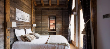 The classic wooden Chalet Méribel French Alps   