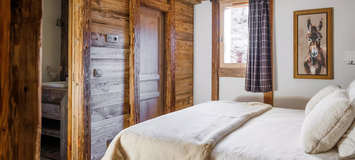 The classic wooden Chalet Méribel French Alps   