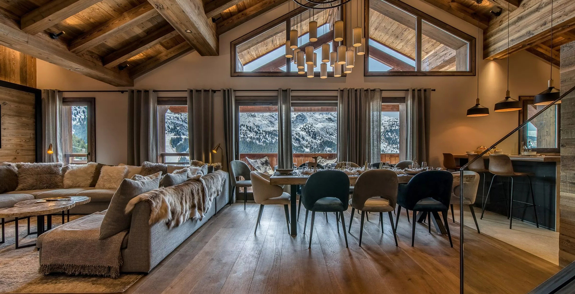 Located in the heart of the prestigious resort of Meribel, t