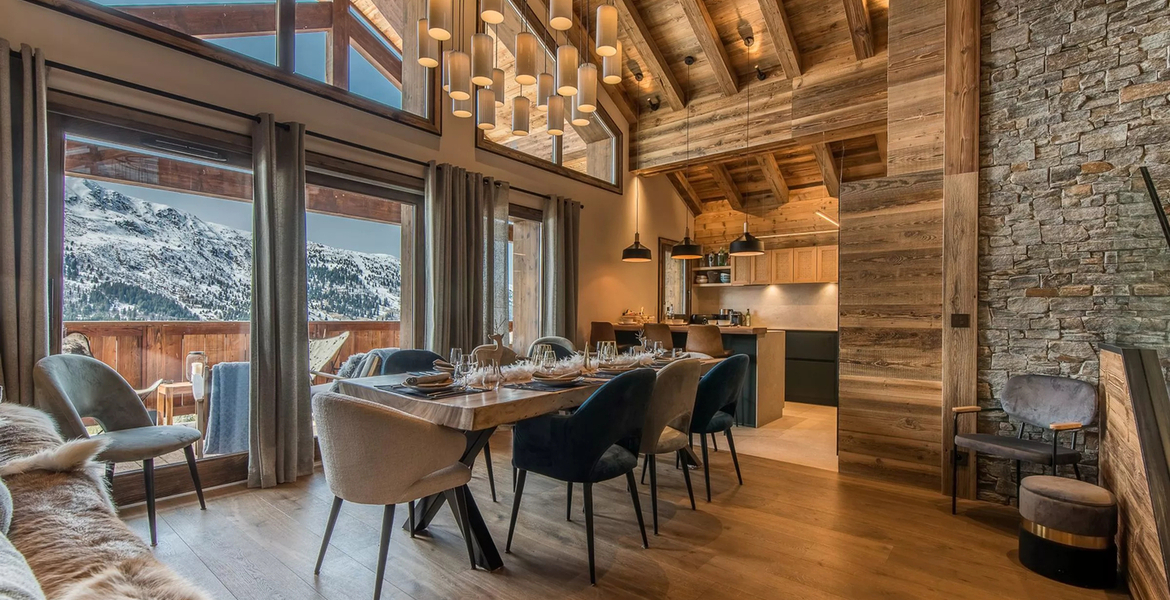 Located in the heart of the prestigious resort of Meribel, t