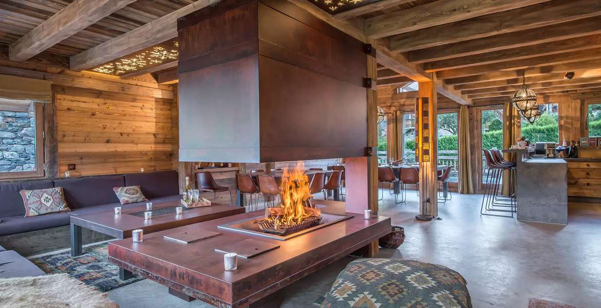 Chalet à Meribel avec piscine intérieure