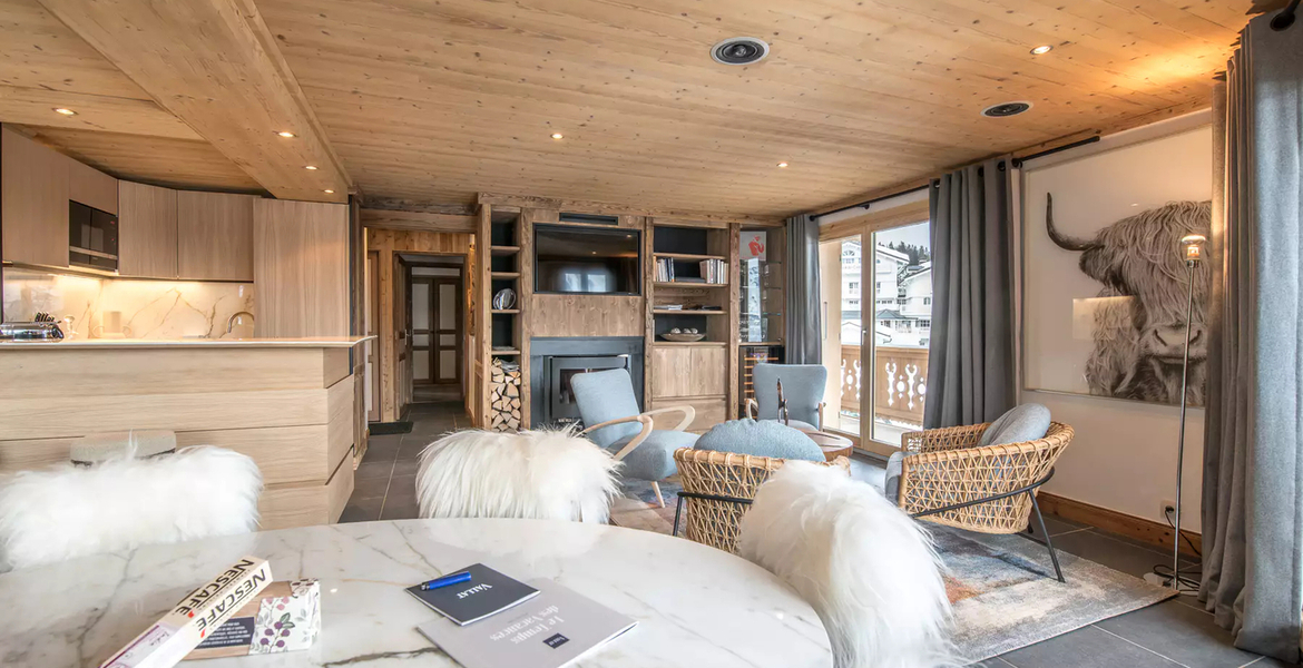 Apartment located in the heart of Courchevel 1850