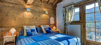 Chalet, the name meaning 'peaceful paradise', is located a f