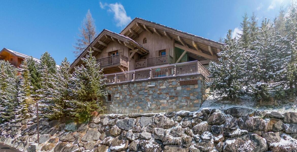 Chalet, the name meaning 'peaceful paradise', is located a f