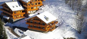 In the heart of Méribel, this ski-in, ski-out chalet