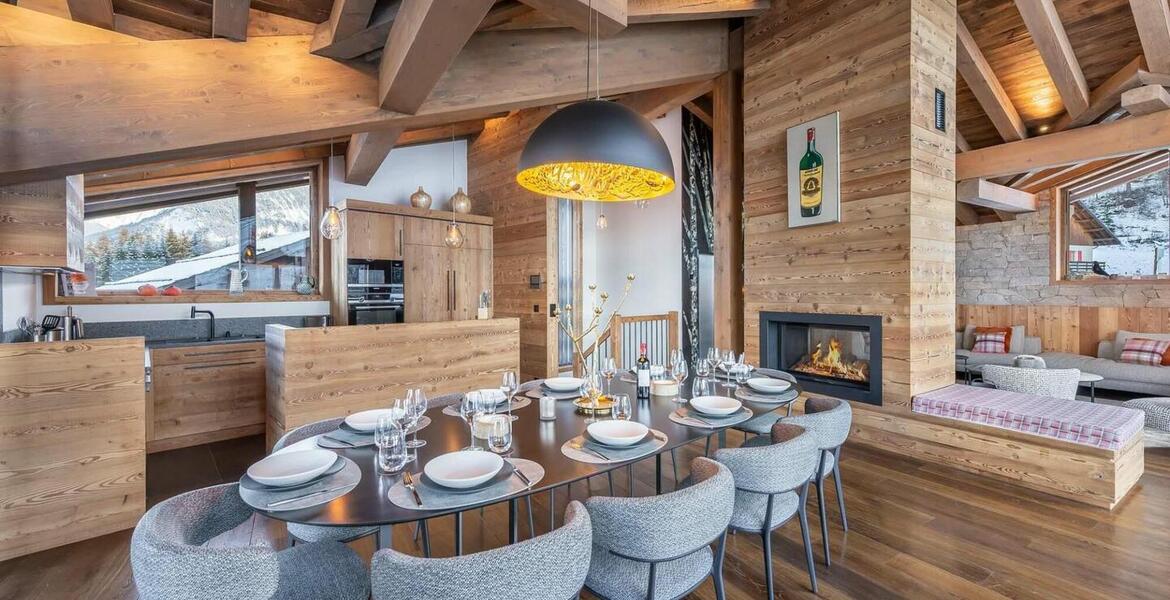 Le chalet est une merveilleuse propriété qui jouit d'un supe