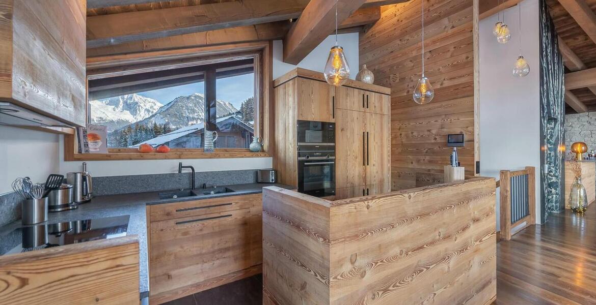 Le chalet est une merveilleuse propriété qui jouit d'un supe