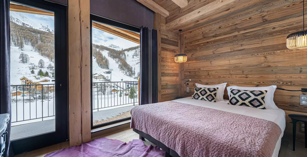 Just a few steps from Val d'Isère's cable cars, the sublime 