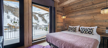 Just a few steps from Val d'Isère's cable cars, the sublime 