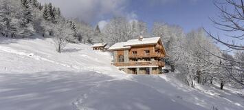 Le chalet peut accueillir jusqu'à 12 personnes dans ses 5 ch