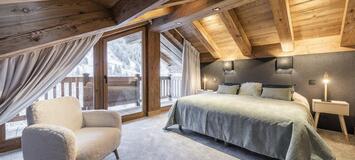 Chalet accommodates for up to 12 guests across its 5 bedroom