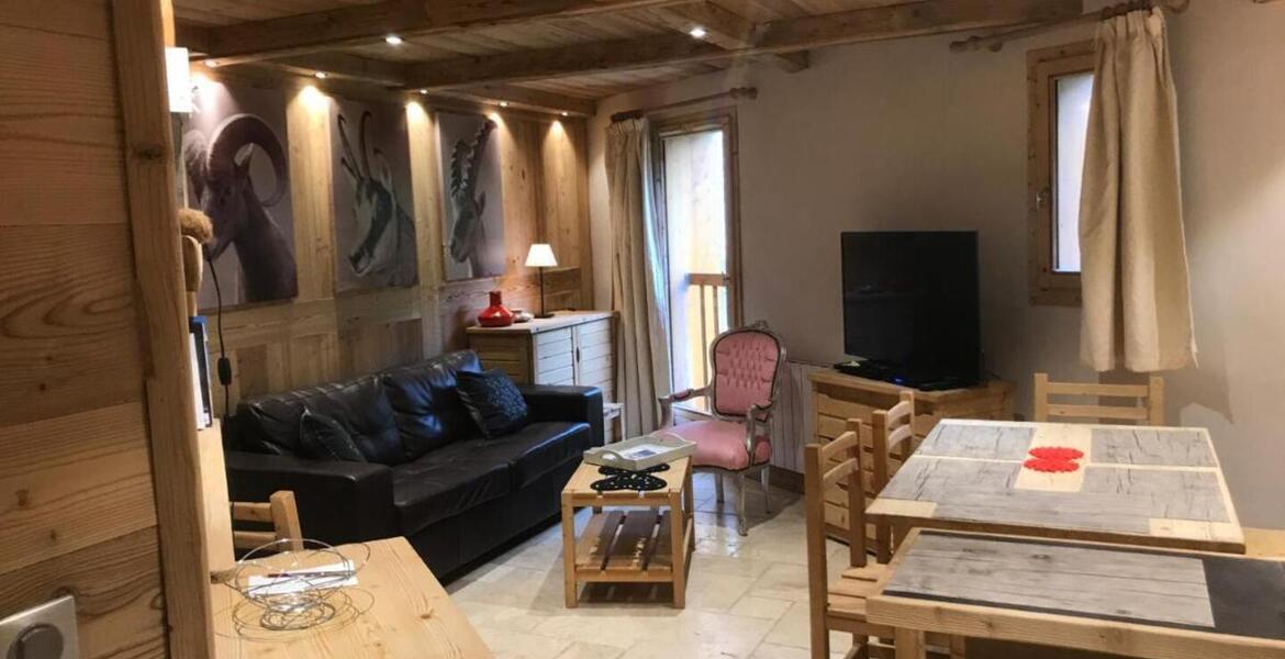 Appartement d'une chambre (4 adultes) à Val D'Isére à l'inté