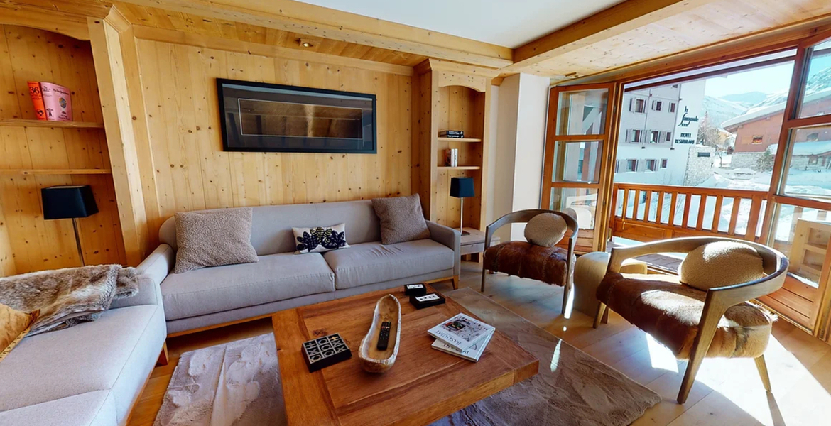 Appartement à Val D'Isère dans une résidence CARACTÉRISTIQUE