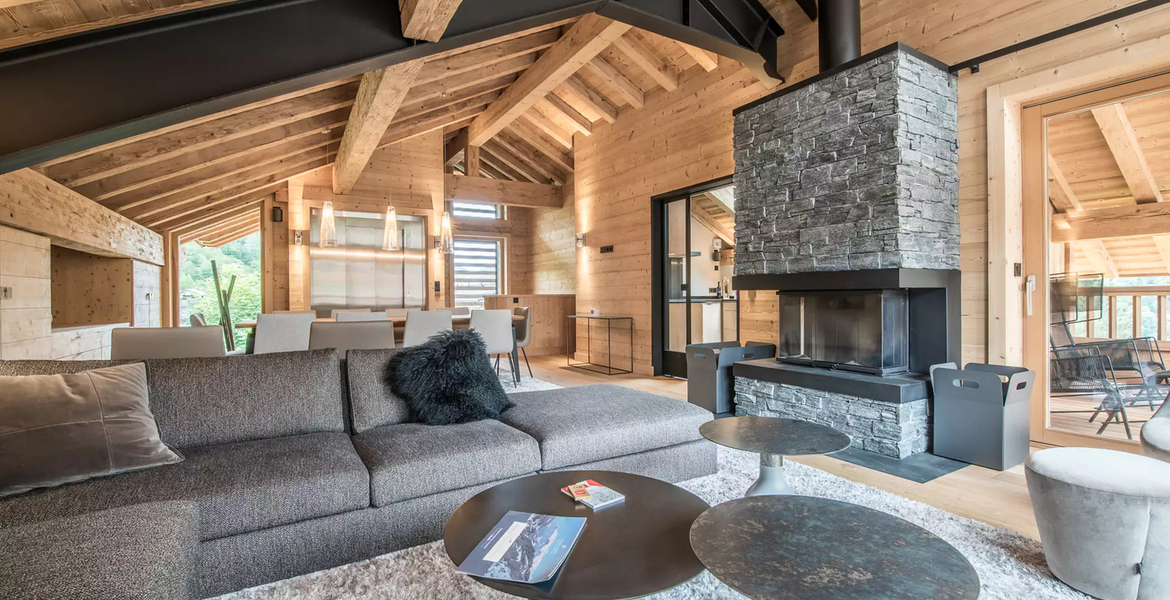 Chalet in Meribel for 12 guests · 5 bedrooms · 6 bathrooms ·