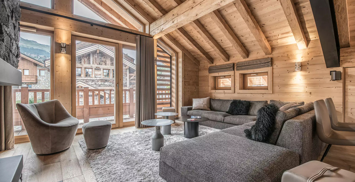 Chalet in Meribel for 12 guests · 5 bedrooms · 6 bathrooms ·