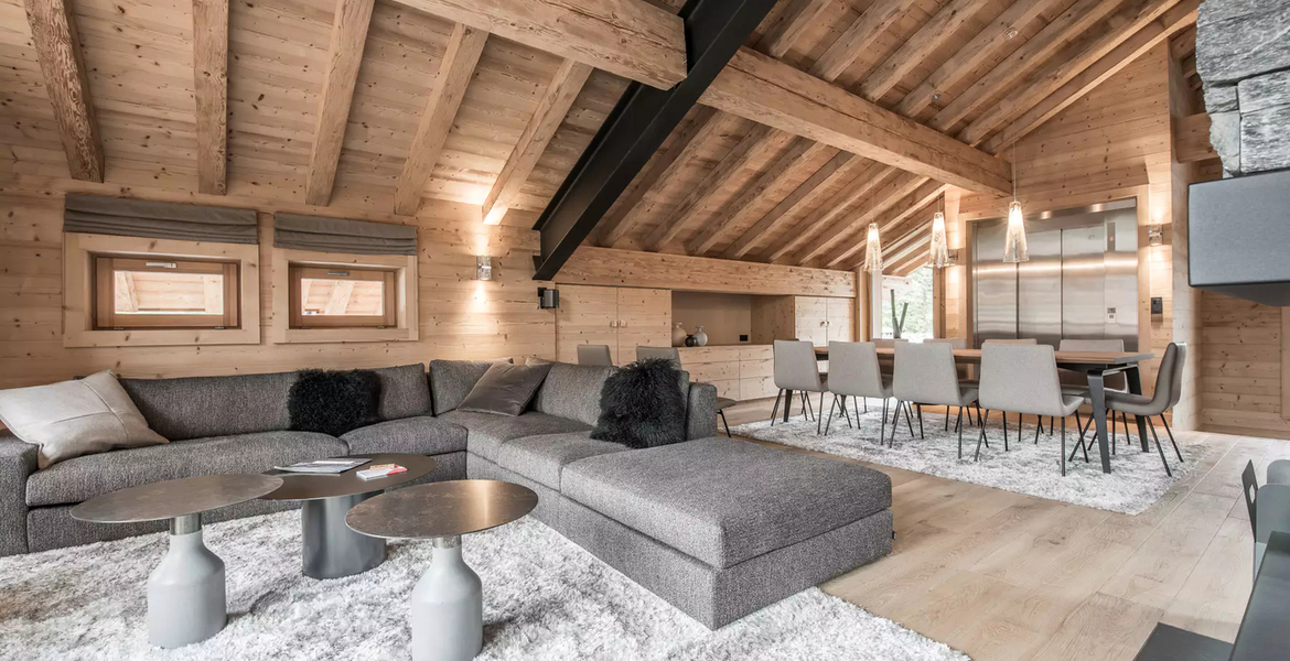 Chalet in Meribel for 12 guests · 5 bedrooms · 6 bathrooms ·