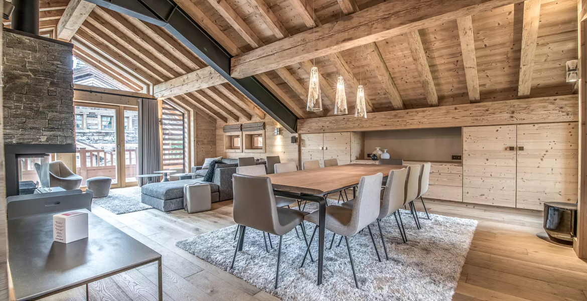 Chalet in Meribel for 12 guests · 5 bedrooms · 6 bathrooms ·