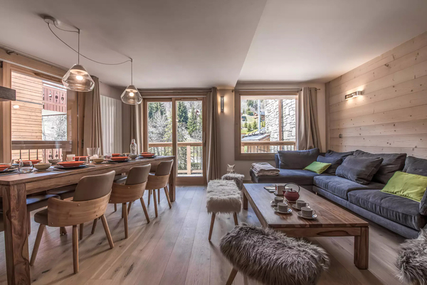 Un bel appartement duplex de luxe situé au coeur de Meribel