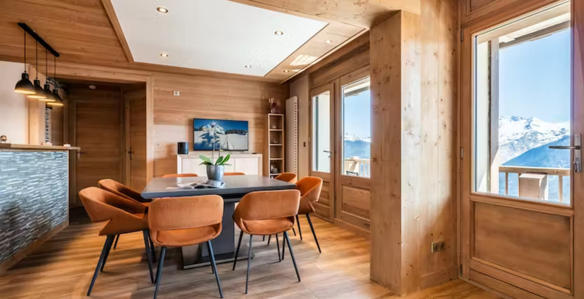 Apartamento que reside en el cenit de Courchevel 1850