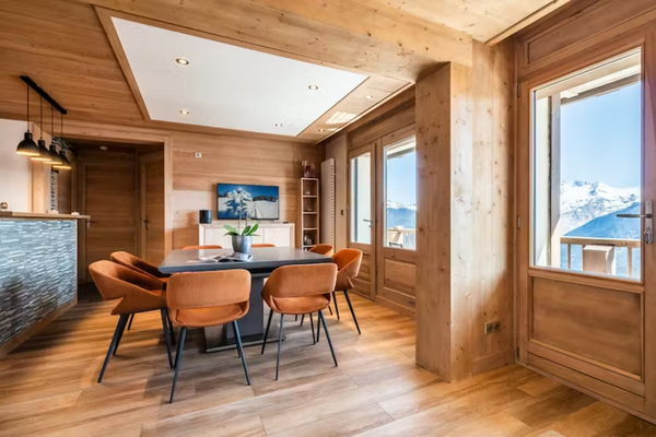 Apartamento que reside en el cenit de Courchevel 1850