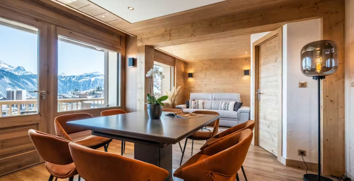 Apartamento que reside en el cenit de Courchevel 1850