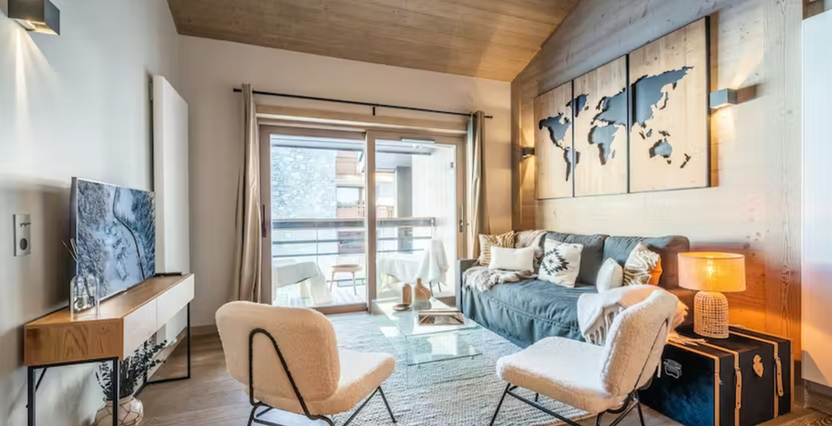 The residence  is located at the heart of Courchevel Village