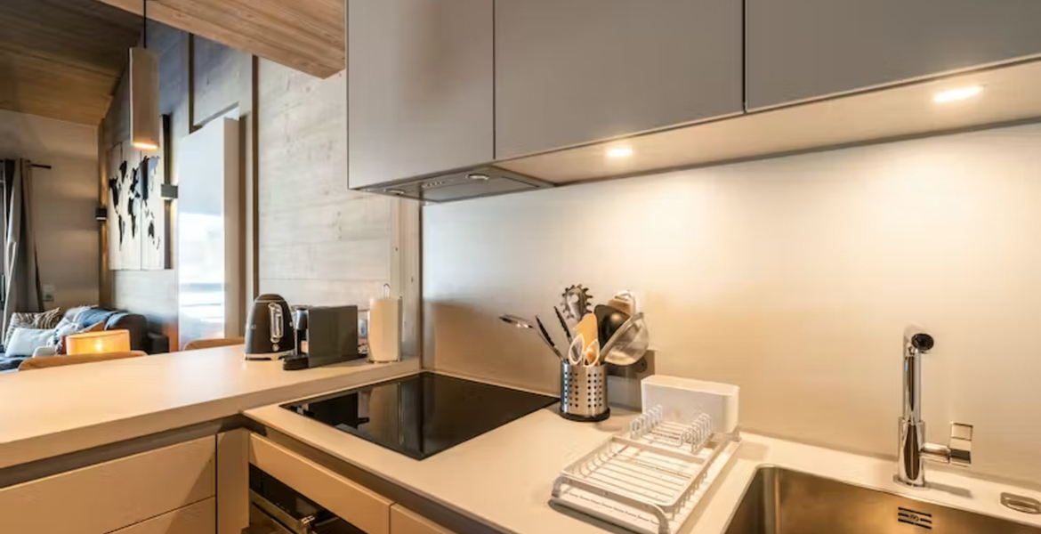 The residence  is located at the heart of Courchevel Village
