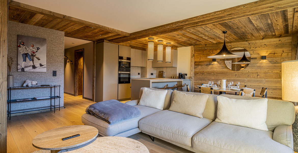 Charming new 81 m² flat, located in the Rond-Point des Piste