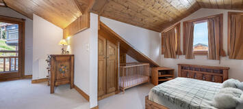 This 200m2 Chalet in Plantret, Courchevel 1850  is for rent 