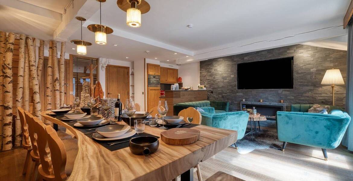 Apartamento en Courchevel de 80 m2 para 6 personas  Servicio