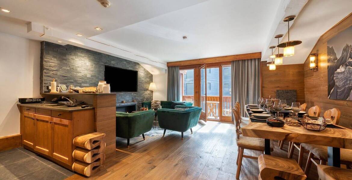 Apartment in Courchevel wiht 80 sqm for 6 persons  Included 