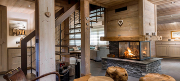 Magnifique chalet en bois moderne – Courchevel La Tania – La