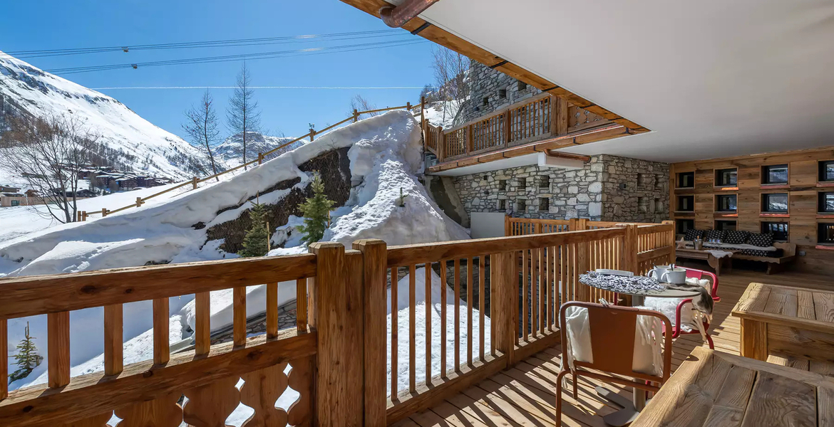 Appartement, обладающий традиционным альпийским шармом, идеа