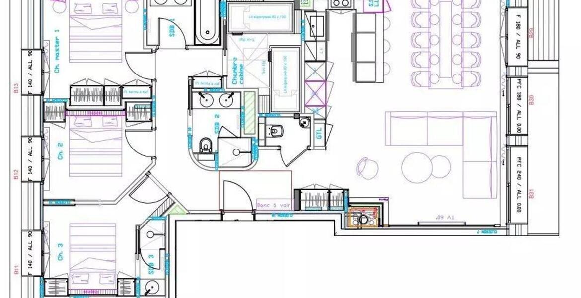 MÉRIBEL Appartement neuf skis aux pieds  Rond-Point des Pist