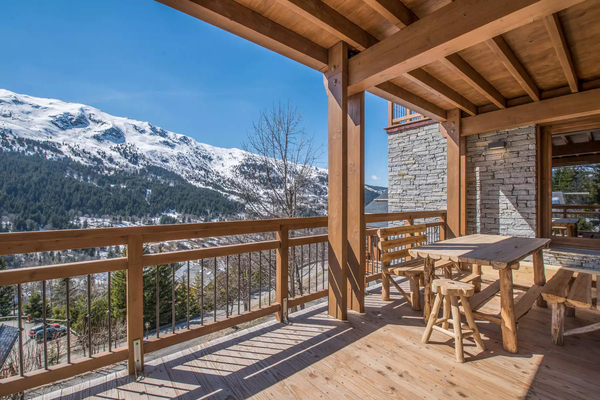 Apartamento-alojamiento Meribel acceso a esqui a pie