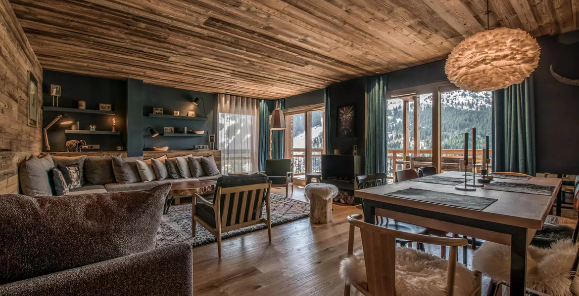 Appartement-lodge Meribel Piste de ski accessibles à pieds 