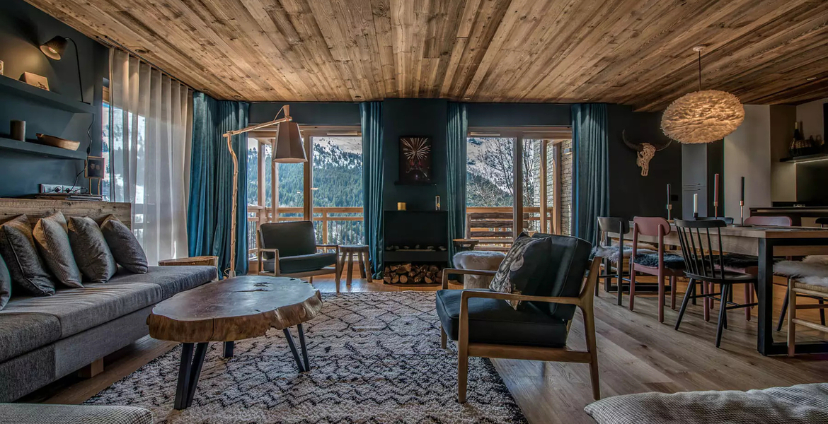 Apartamento-alojamiento Meribel acceso a esqui a pie