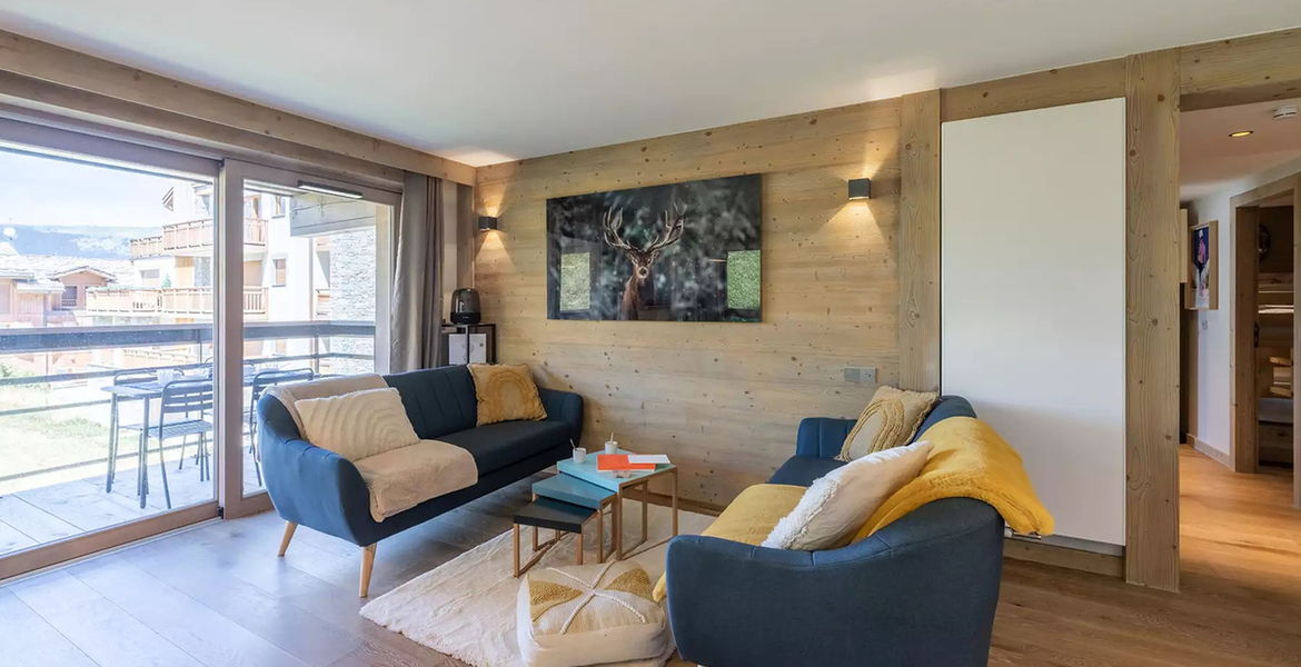 Apartamento en Courchevel 1550 Village  8 huéspedes - 3 dorm