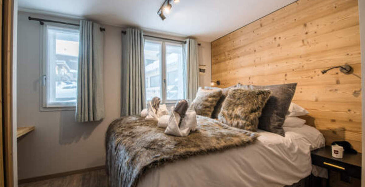 Le chalet est niché en plein cœur de Courchevel 1550. Ce que