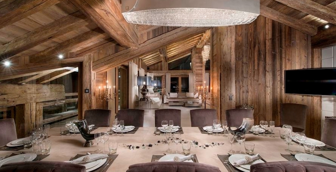 Suite-chalet Courchevel 1850 CHAMBRES EN SUITE - SALLE DE FÊ