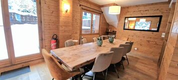 This 200m2 Chalet in Plantret, Courchevel 1850  is for rent 