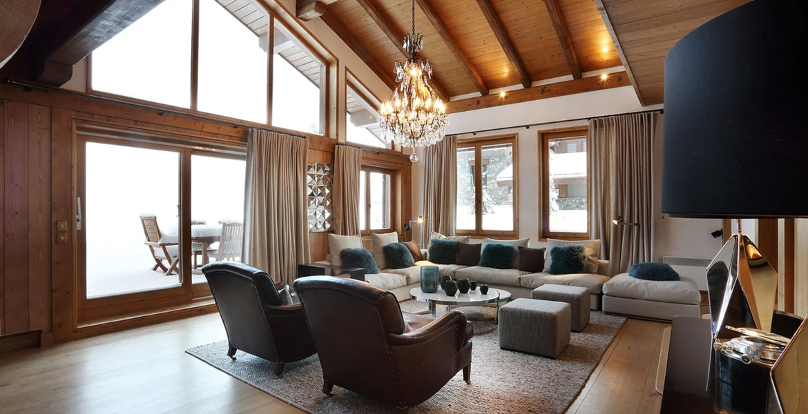 Luxueux halet à louer Courchevel 1650 Moriond avec 350 m²