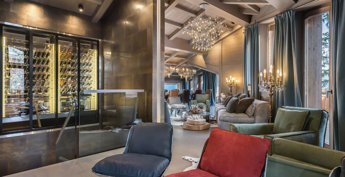 The Courchevel chalet for rent with 938 sqm and 5 bedrooms 
