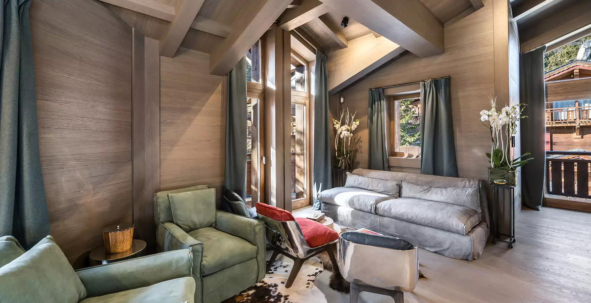 The Courchevel chalet for rent with 938 sqm and 5 bedrooms 