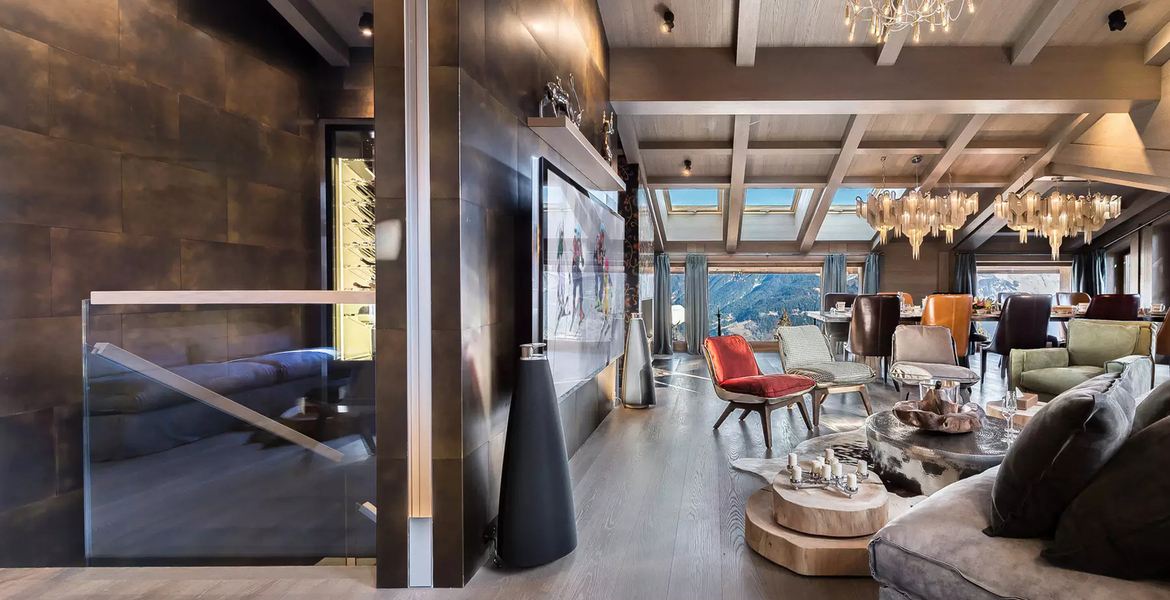 The Courchevel chalet for rent with 938 sqm and 5 bedrooms 