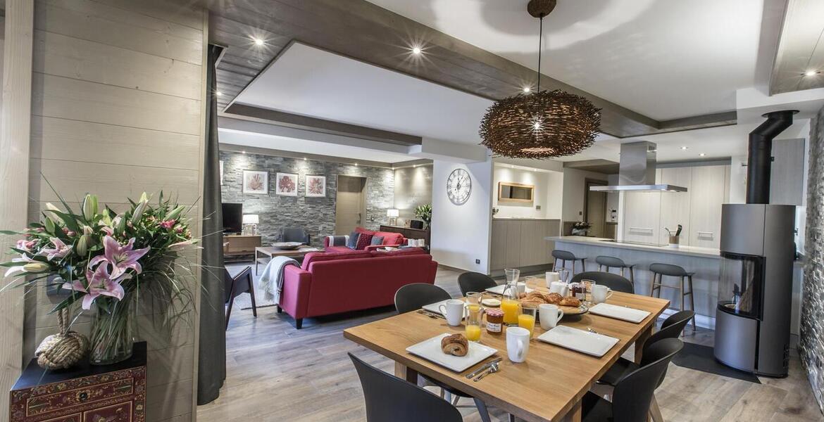 Appartement, à Courchevel 1650 Moriond - 162m² - pour 9 pers