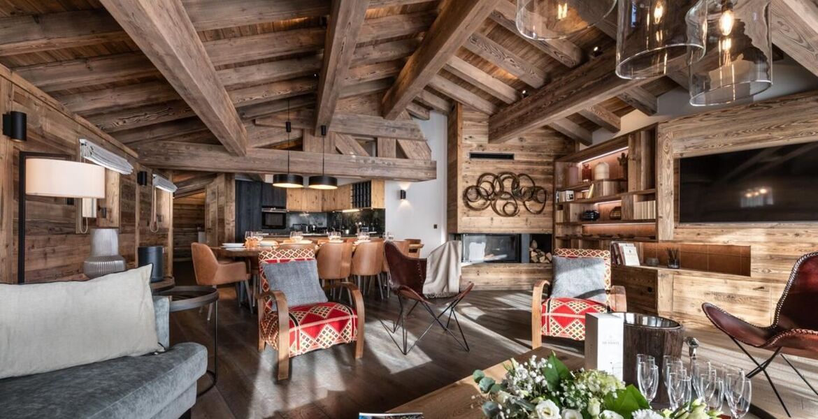 Duplex for rent in Meribel