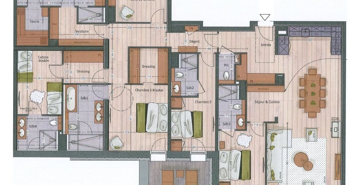 Apartamento en alquiler en Méribel