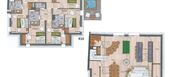 Duplex Penthouse for rent in Meribel